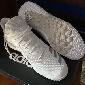 Adidas Icon V Turf Cloud White/Silver Metallic-NEW